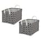 DII® Extra Large Lattice PE-Coated Cotton Polyester Laundry Bin, 2ct.